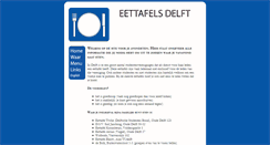 Desktop Screenshot of eettafels.tudelft.nl