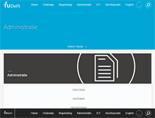 Tablet Screenshot of csa.tudelft.nl