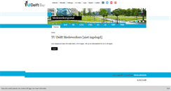 Desktop Screenshot of intranet.tudelft.nl