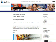 Tablet Screenshot of frankdownunder.weblog.tudelft.nl
