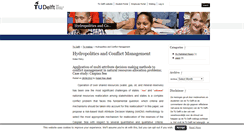 Desktop Screenshot of hydropolitics.weblog.tudelft.nl