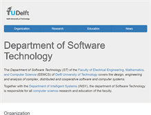 Tablet Screenshot of isa.ewi.tudelft.nl