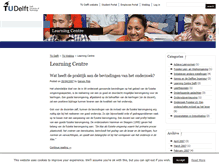 Tablet Screenshot of learningcentre.weblog.tudelft.nl