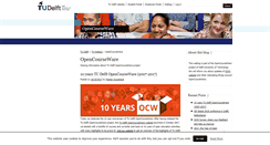 Desktop Screenshot of opencourseware.weblog.tudelft.nl