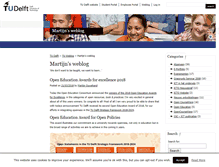 Tablet Screenshot of martijnouwehand.weblog.tudelft.nl