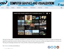 Tablet Screenshot of graphics.tudelft.nl