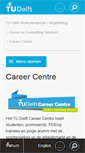 Mobile Screenshot of careercentre.tudelft.nl