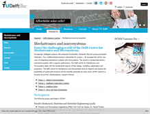 Tablet Screenshot of dcmm.tudelft.nl