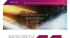 Desktop Screenshot of kavli.tudelft.nl