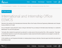 Tablet Screenshot of internationalisation.ewi.tudelft.nl