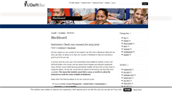 Desktop Screenshot of blackboard.weblog.tudelft.nl