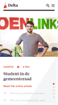 Mobile Screenshot of delta.tudelft.nl