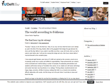 Tablet Screenshot of fokkema.weblog.tudelft.nl