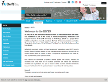 Tablet Screenshot of irctr.tudelft.nl