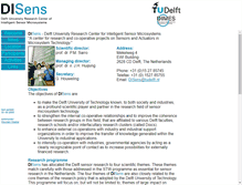 Tablet Screenshot of disens.tudelft.nl
