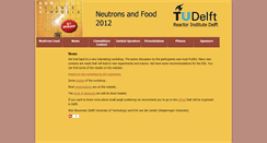 Desktop Screenshot of neutronfood.tudelft.nl