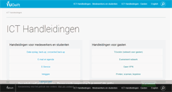 Desktop Screenshot of ictmanuals.tudelft.nl